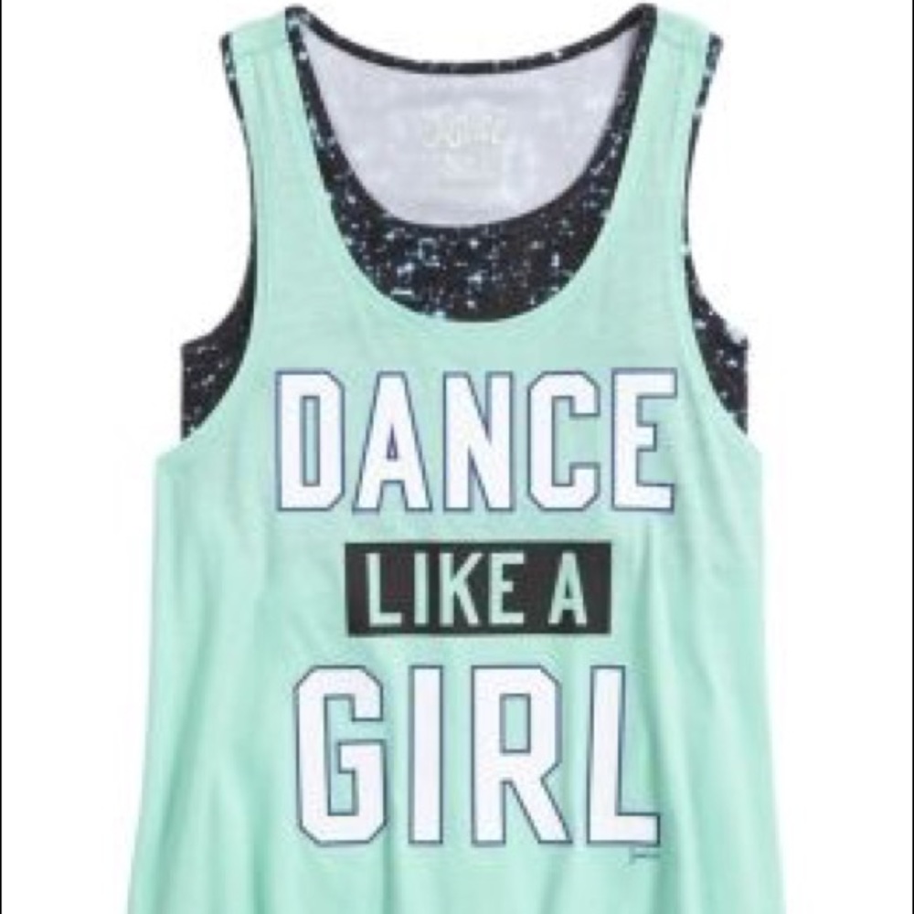 Girls dance tank and sports bra